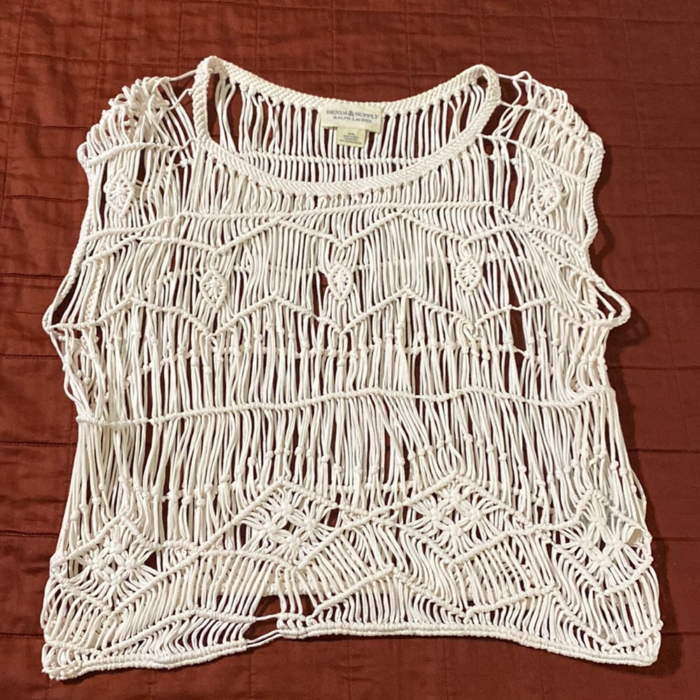 Ralph Lauren Denim & Supply Macramé Vest